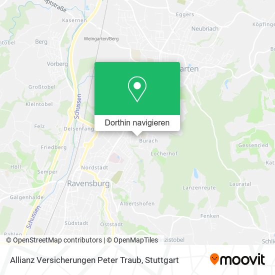 Allianz Versicherungen Peter Traub Karte