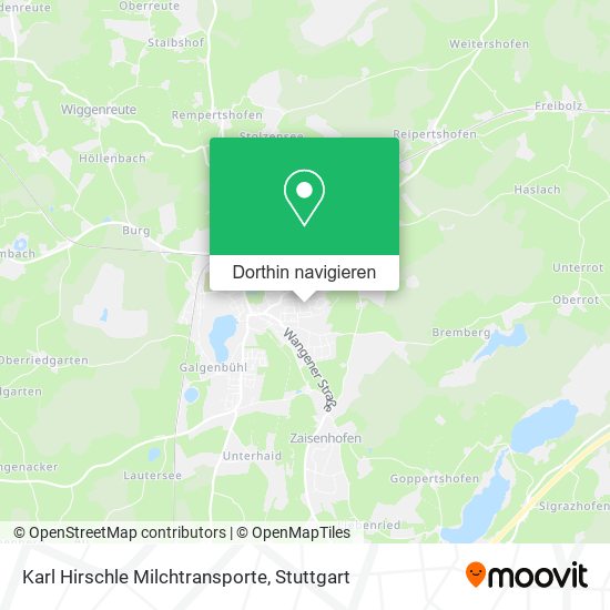Karl Hirschle Milchtransporte Karte