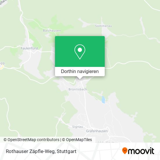 Rothauser Zäpfle-Weg Karte