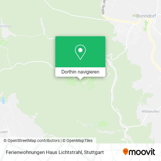 Ferienwohnungen Haus Lichtstrahl Karte