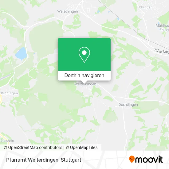 Pfarramt Weiterdingen Karte