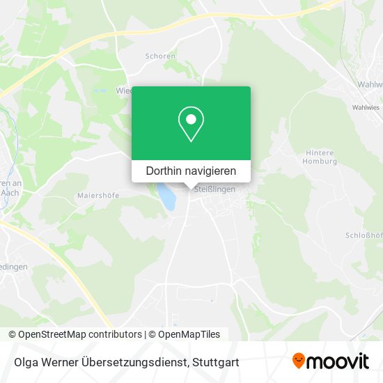 Olga Werner Übersetzungsdienst Karte