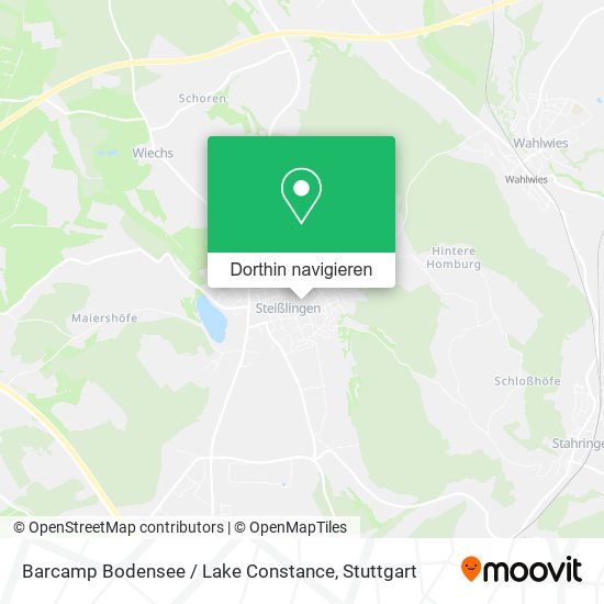 Barcamp Bodensee / Lake Constance Karte