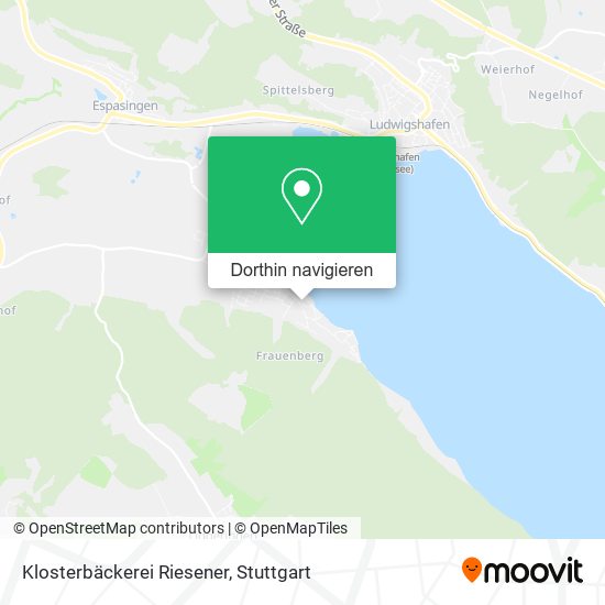 Klosterbäckerei Riesener Karte