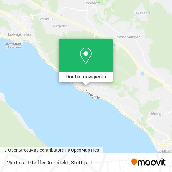 Martin a. Pfeiffer Architekt Karte