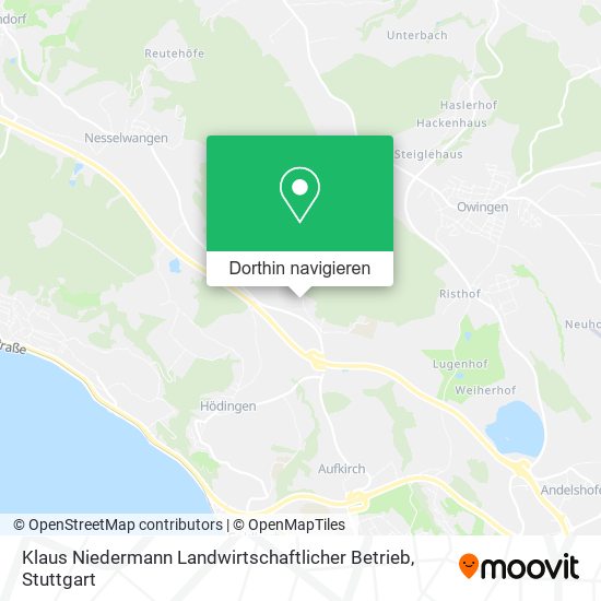 Klaus Niedermann Landwirtschaftlicher Betrieb Karte