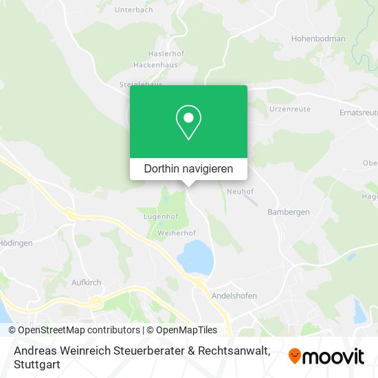 Andreas Weinreich Steuerberater & Rechtsanwalt Karte