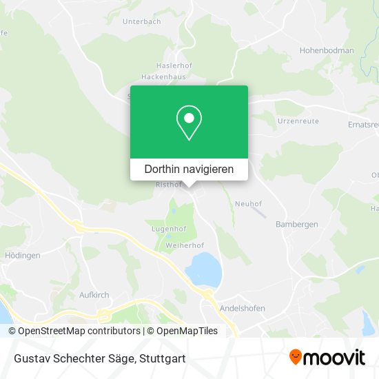 Gustav Schechter Säge Karte