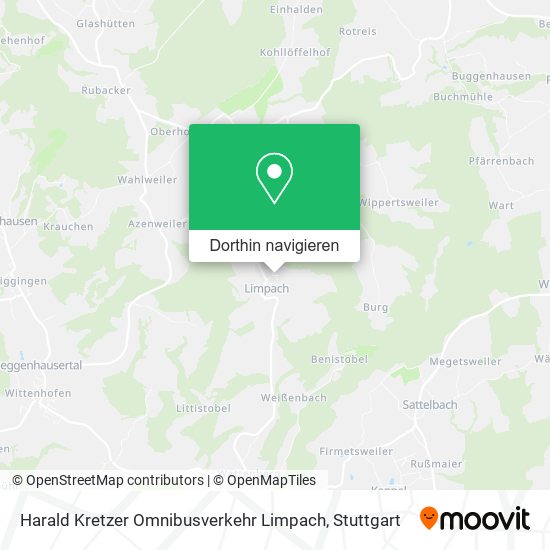 Harald Kretzer Omnibusverkehr Limpach Karte