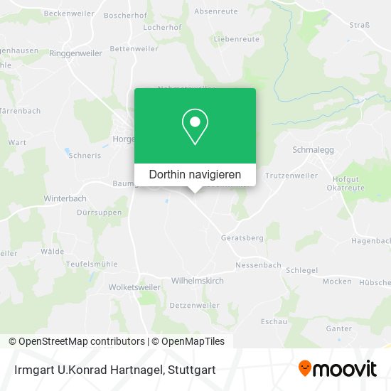 Irmgart U.Konrad Hartnagel Karte