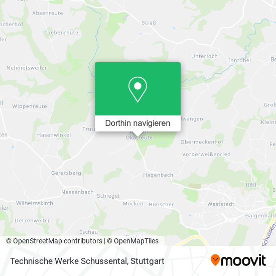 Technische Werke Schussental Karte