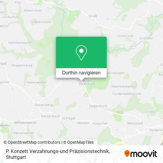 P. Konzett Verzahnungs-und Präzisionstechnik Karte