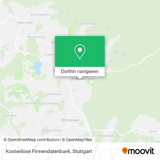 Kostenlose Firmendatenbank Karte