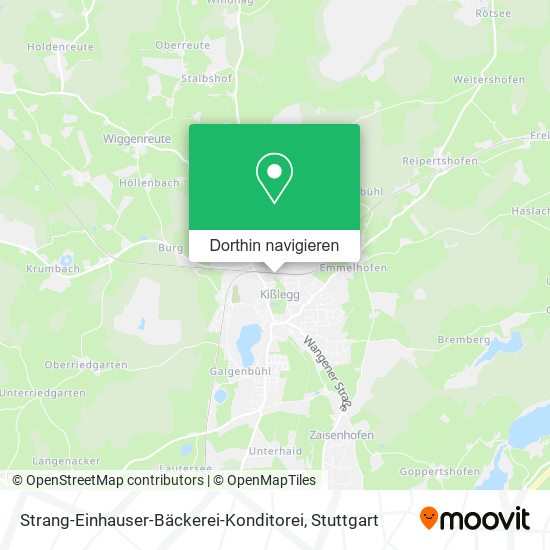 Strang-Einhauser-Bäckerei-Konditorei Karte
