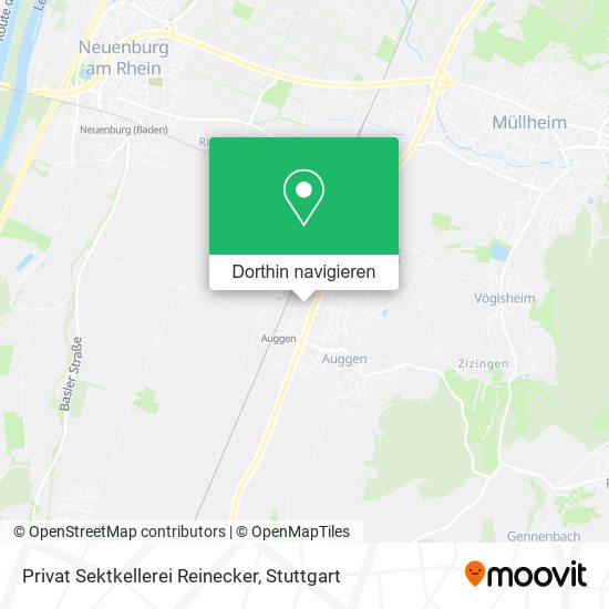 Privat Sektkellerei Reinecker Karte