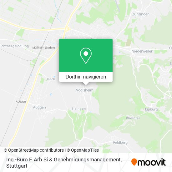 Ing.-Büro F. Arb.Si & Genehmigungsmanagement Karte