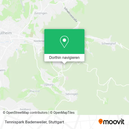 Tennispark Badenweiler Karte