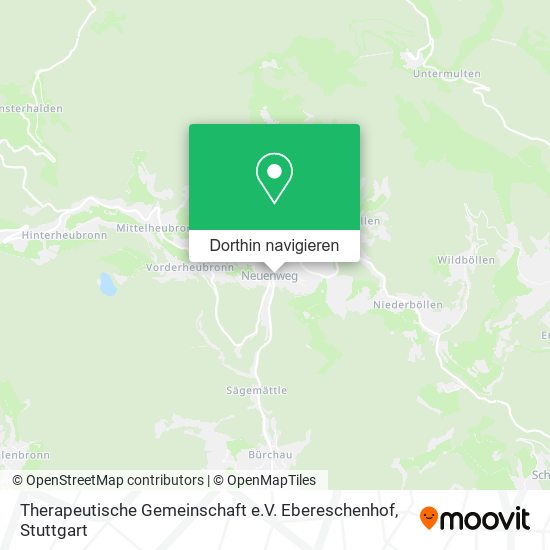 Therapeutische Gemeinschaft e.V. Ebereschenhof Karte