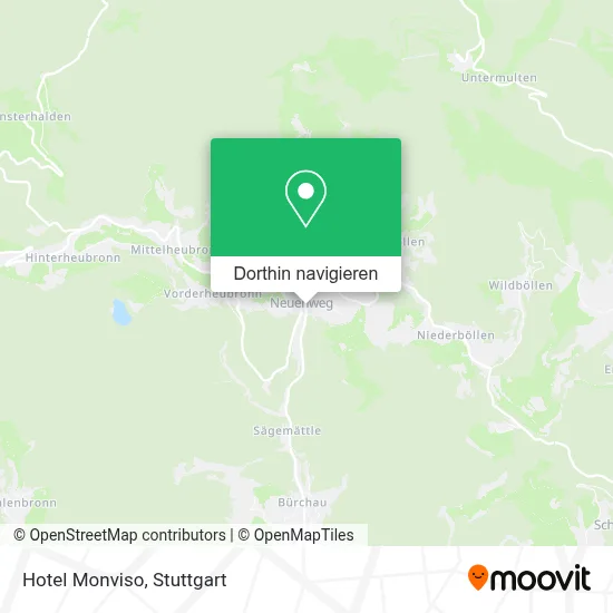 Hotel Monviso Karte