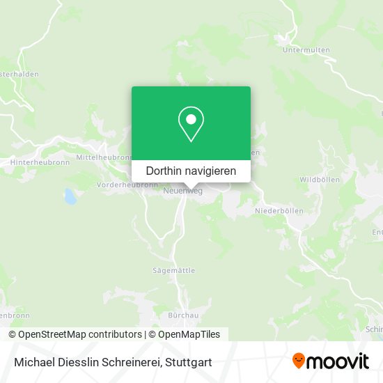 Michael Diesslin Schreinerei Karte