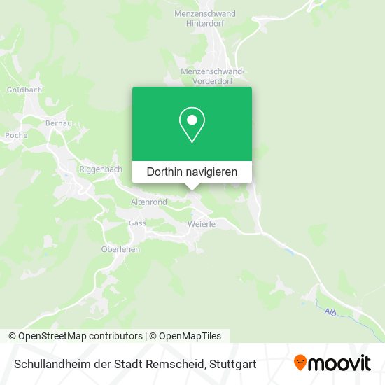 Schullandheim der Stadt Remscheid Karte