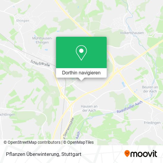 Pflanzen Überwinterung Karte