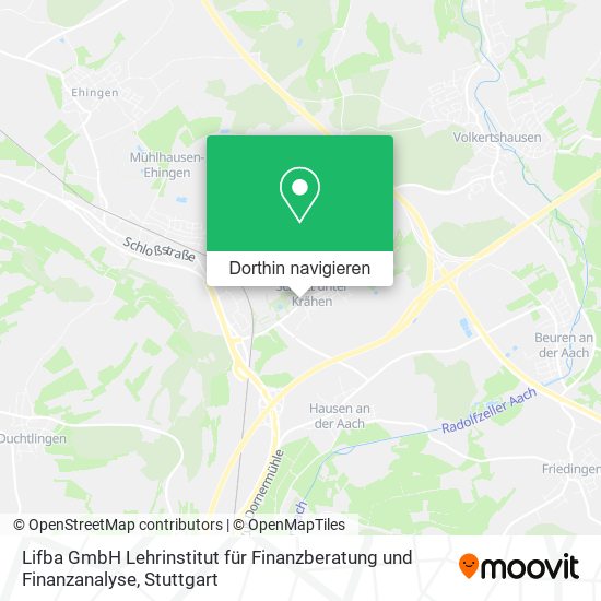 Lifba GmbH Lehrinstitut für Finanzberatung und Finanzanalyse Karte