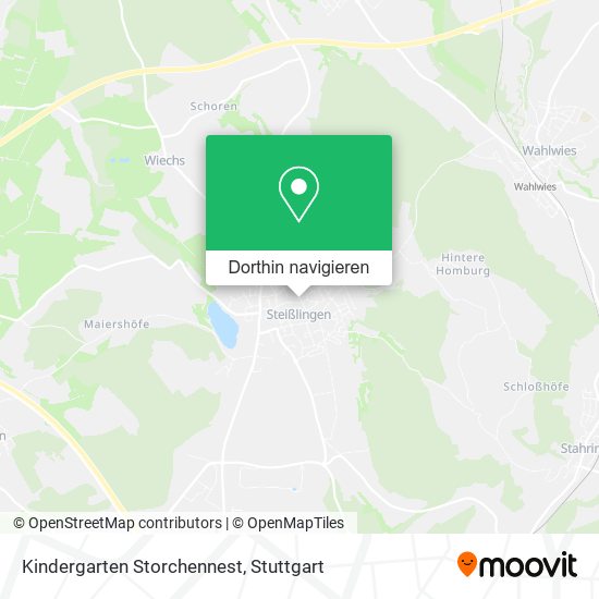Kindergarten Storchennest Karte