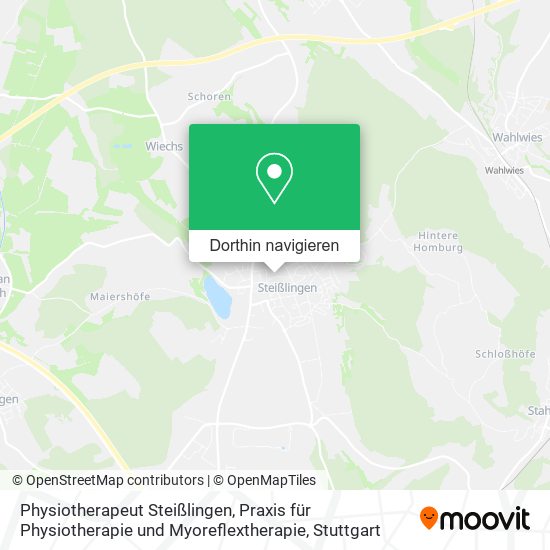 Physiotherapeut Steißlingen, Praxis für Physiotherapie und Myoreflextherapie Karte