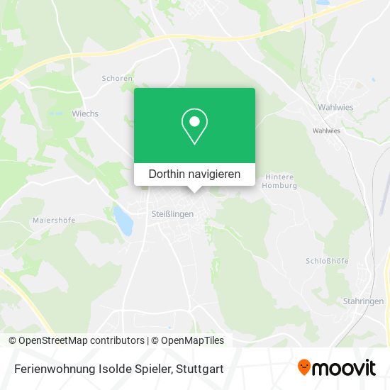 Ferienwohnung Isolde Spieler Karte