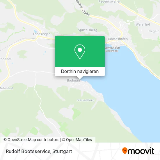 Rudolf Bootsservice Karte