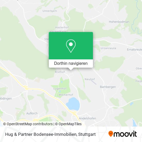 Hug & Partner Bodensee-Immobilien Karte