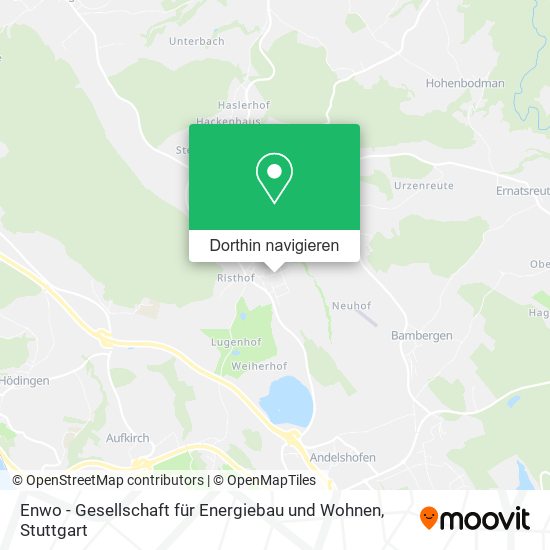 Enwo - Gesellschaft für Energiebau und Wohnen Karte