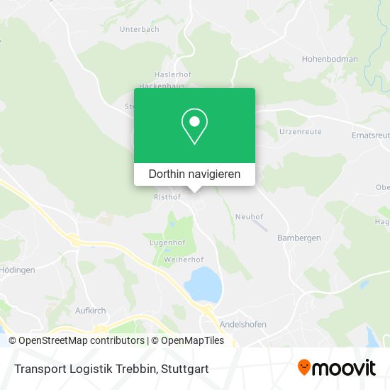 Transport Logistik Trebbin Karte