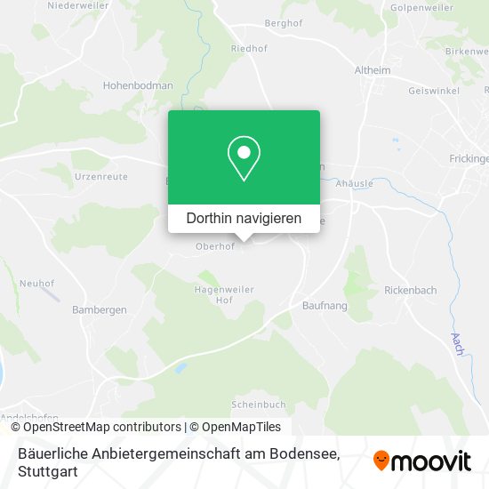 Bäuerliche Anbietergemeinschaft am Bodensee Karte