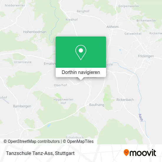 Tanzschule Tanz-Ass Karte