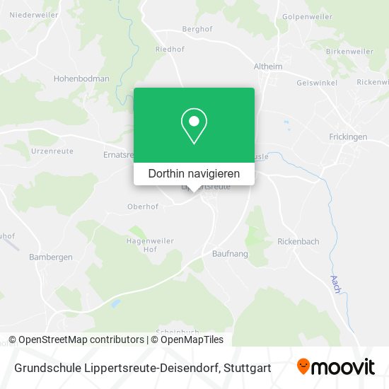 Grundschule Lippertsreute-Deisendorf Karte