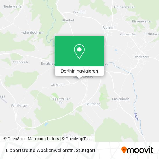 Lippertsreute Wackenweilerstr. Karte