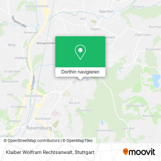 Klaiber Wolfram Rechtsanwalt Karte