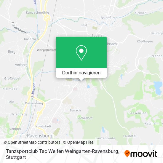 Tanzsportclub Tsc Welfen Weingarten-Ravensburg Karte