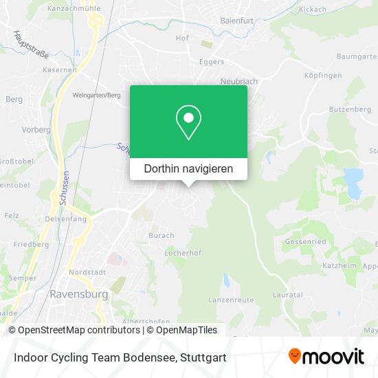 Indoor Cycling Team Bodensee Karte
