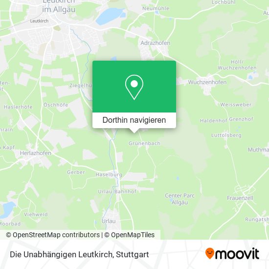 Die Unabhängigen Leutkirch Karte
