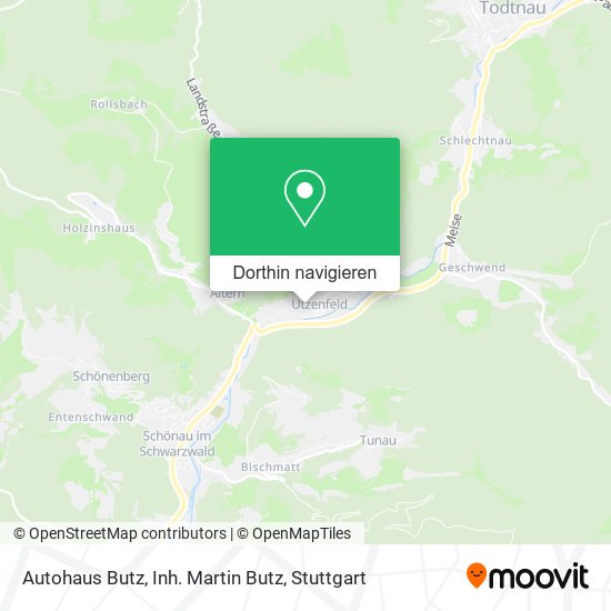 Autohaus Butz, Inh. Martin Butz Karte