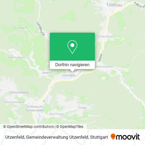 Utzenfeld, Gemeindeverwaltung Utzenfeld Karte