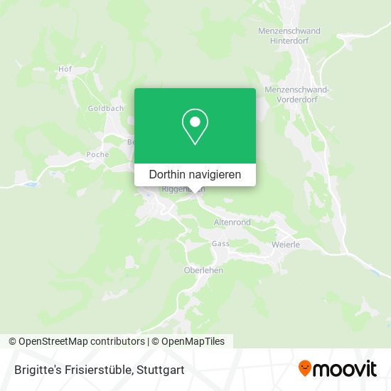Brigitte's Frisierstüble Karte