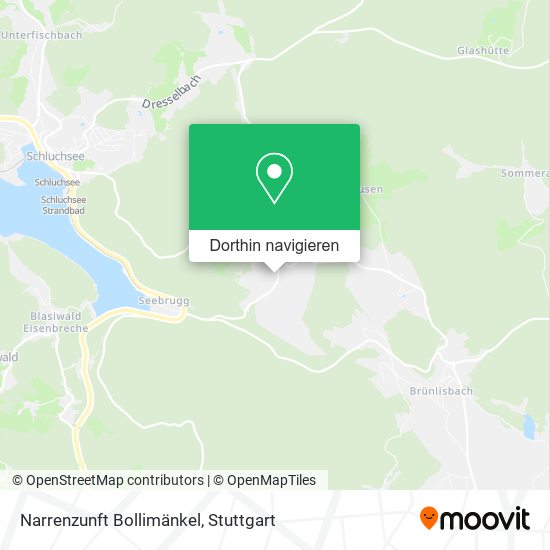 Narrenzunft Bollimänkel Karte
