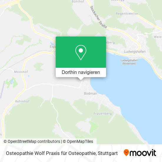 Osteopathie Wolf Praxis für Osteopathie Karte