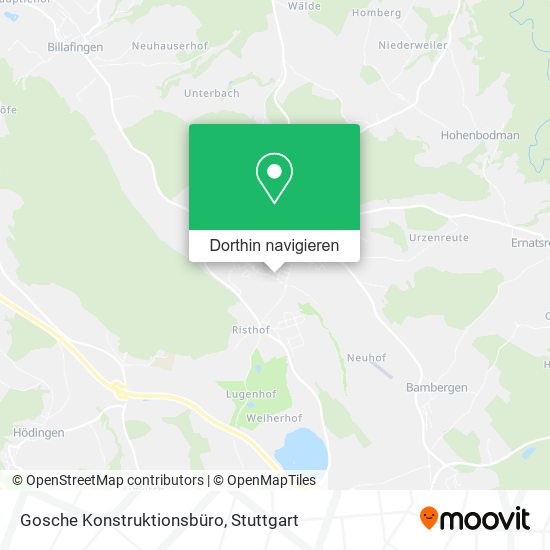 Gosche Konstruktionsbüro Karte