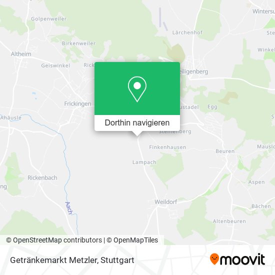 Getränkemarkt Metzler Karte