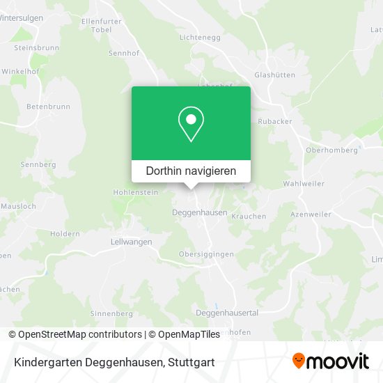 Kindergarten Deggenhausen Karte